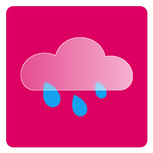 Wetter Icon für Regen